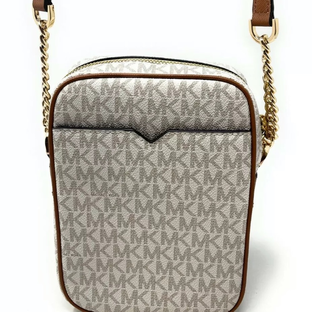 Michael Kors Jet Set Flight Crossbody Vanilla - Picture 11 of 11